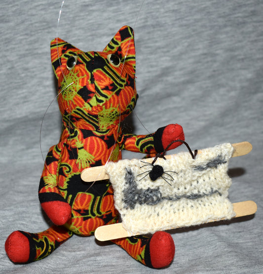 Crystal Palm Cat Spooky with Arachne