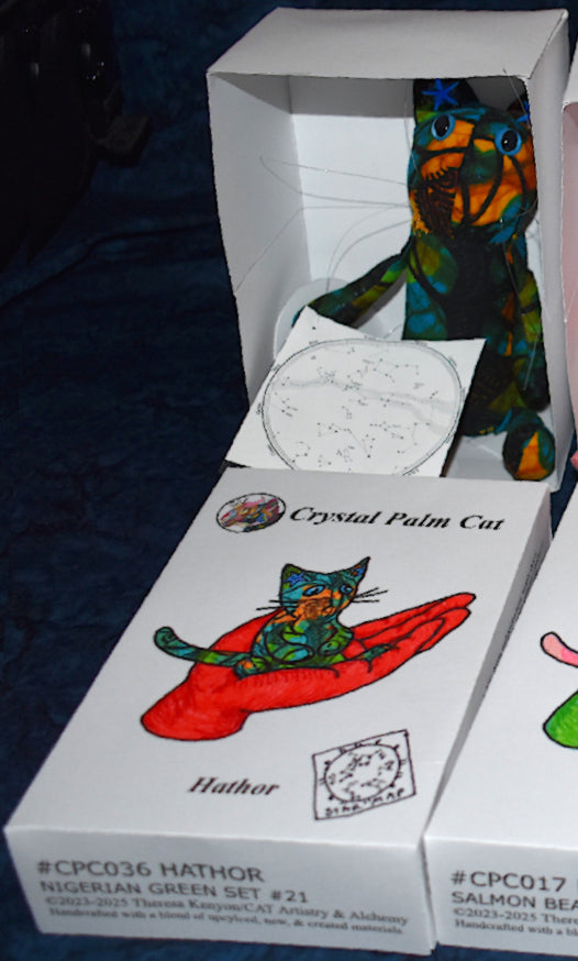 Crystal Palm Cat Hathor