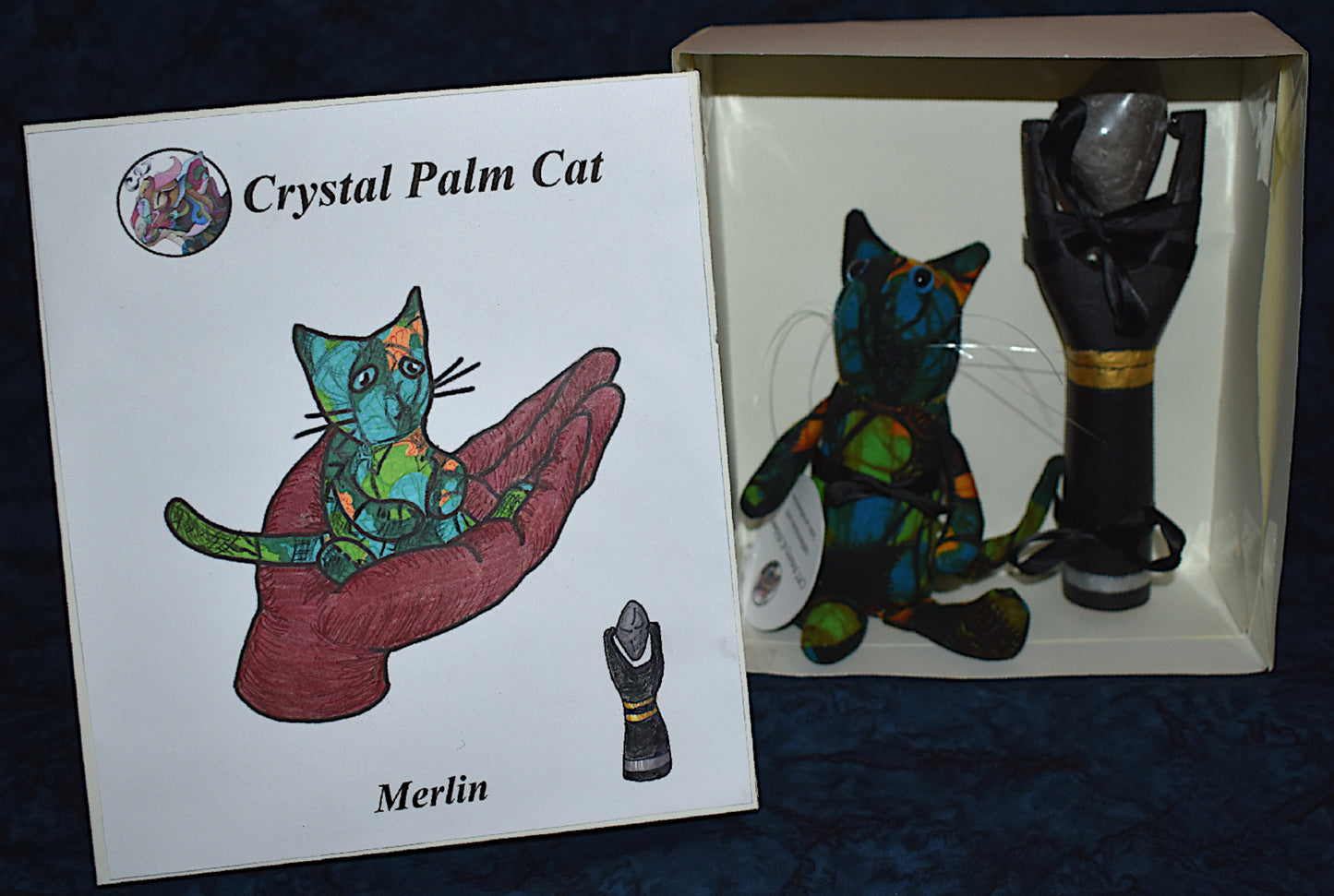 Crystal Palm Cat Deluxe Merlin with Solstice Staff