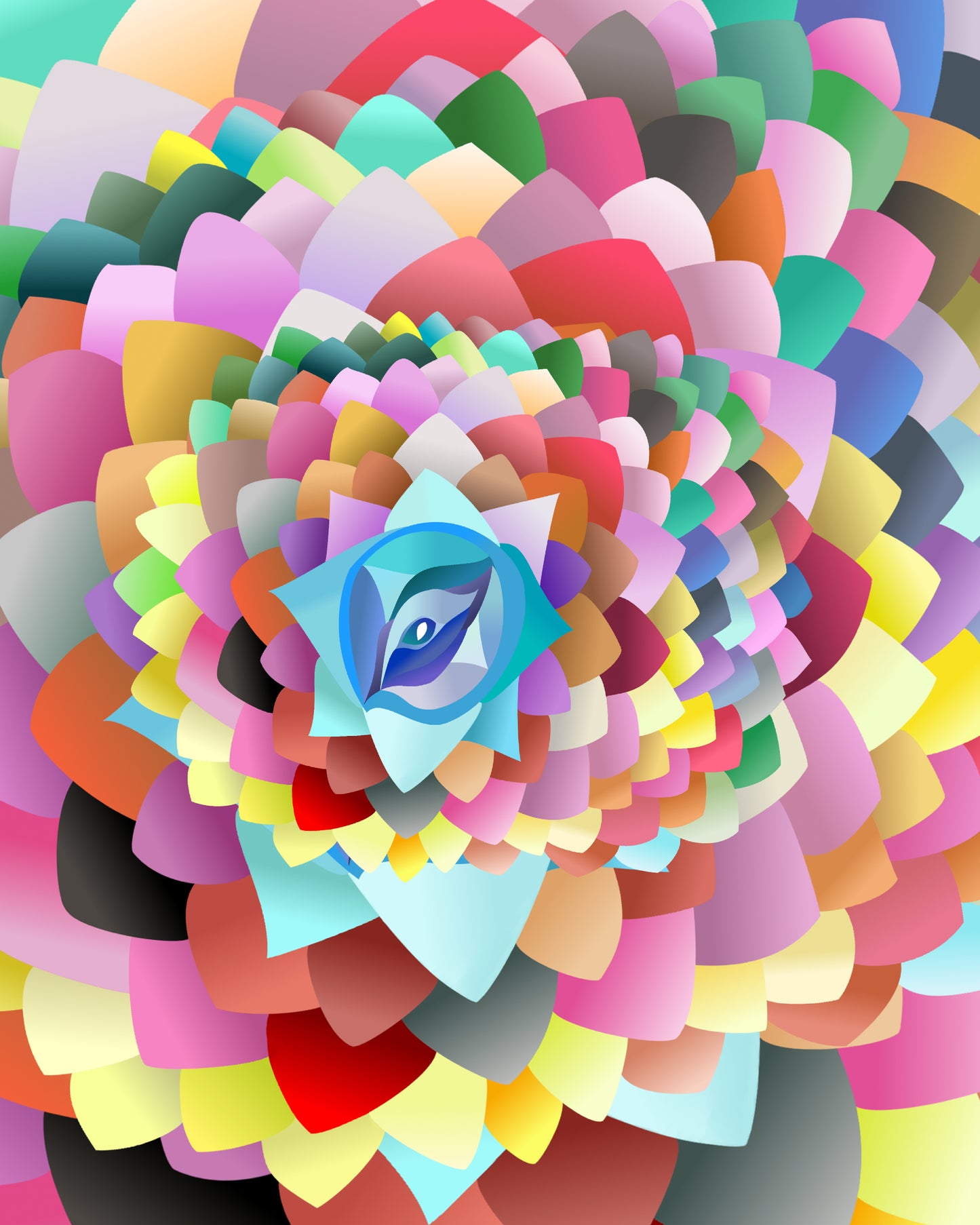 Eye-Lotus 16x20 Poster