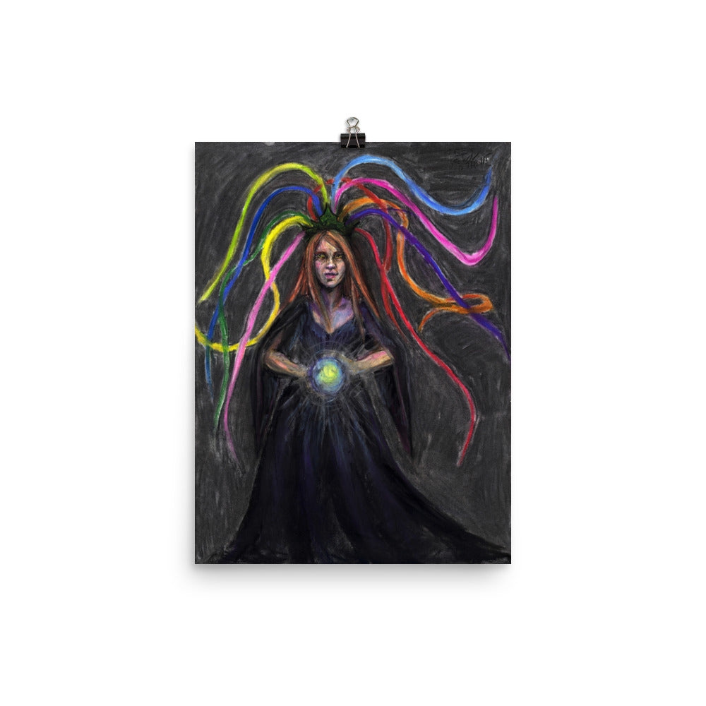 Nebula Wearing the Rainbow Diadem Poster, 2 sizes, matte paper