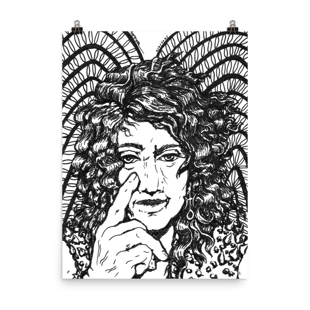 Archangel Gabriel Poster, 2 sizes, matte paper