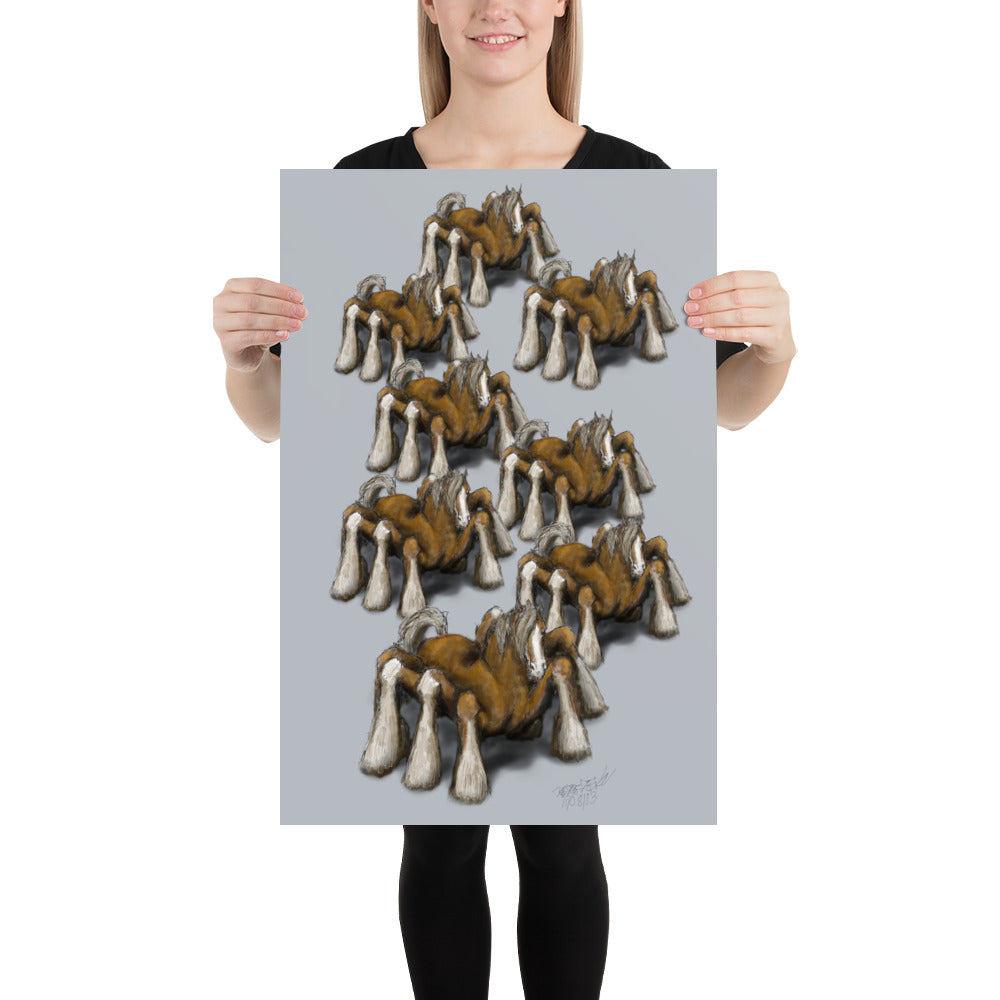 Sleipnir Poster, 3 sizes, lustre paper