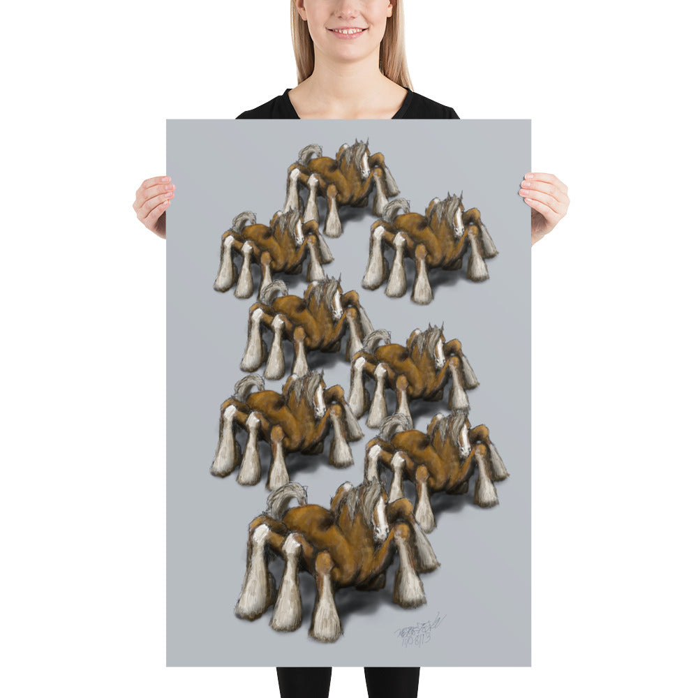 Sleipnir Poster, 3 sizes, lustre paper